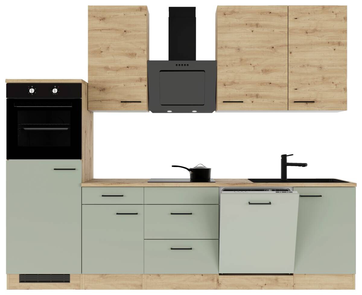 Küchenblock Cara Schilf B/T: ca. 280x60 cm