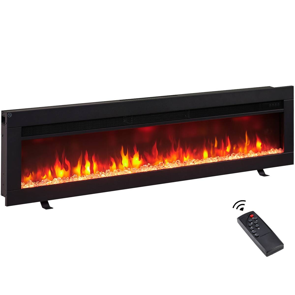 Balderia Elektrischer-Kamin Agnes 50 B/H/T: ca. 127x33x12 cm ca. 2000 W