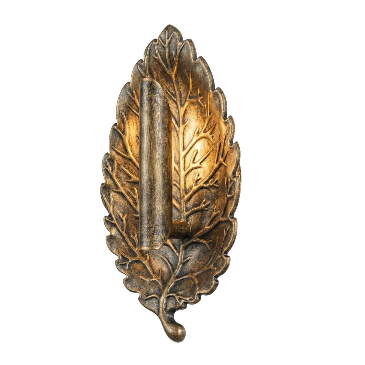 Opviq Wandleuchte bronze B/H/T: ca. 26x16x12 cm G9 1 Brennstellen