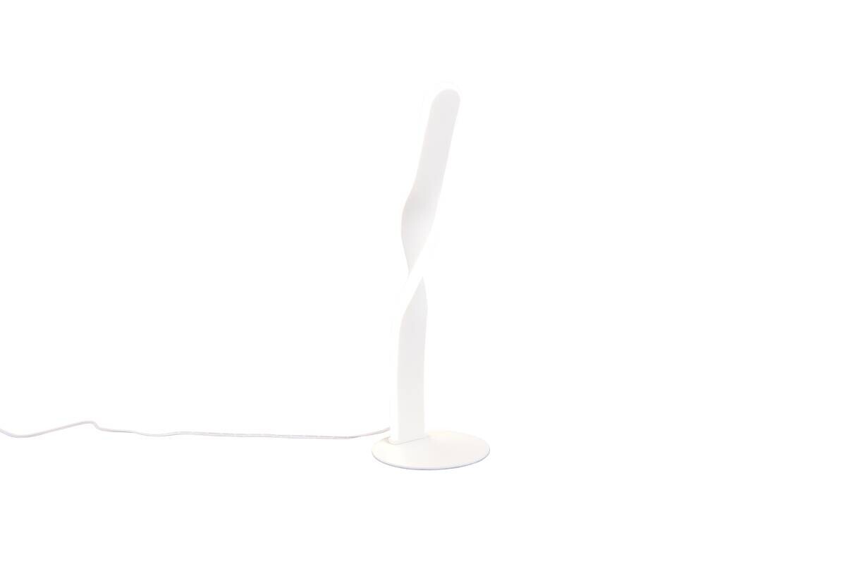 Reality LED Tischleuchte Ginko weiß Metall H: ca. 4,5 cm 1 Brennstellen