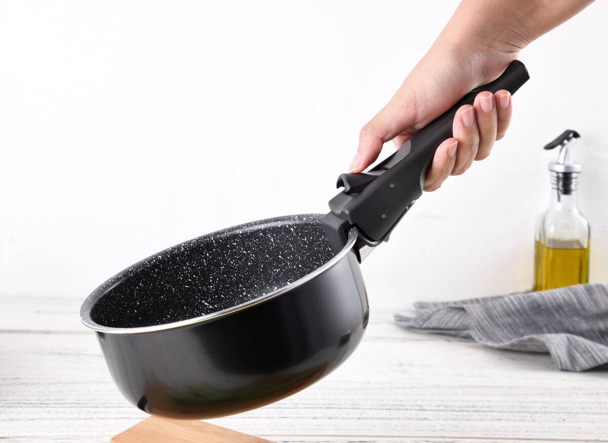 BERGNER Topfset Click & cook black schwarz Aluminium 4 tlg.