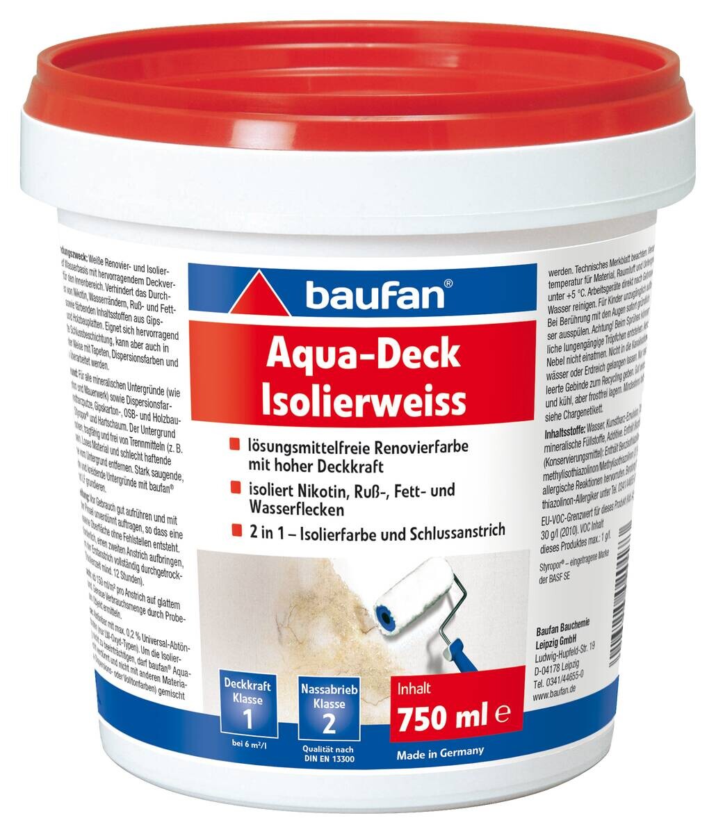 Baufan Isolierweiß weiß ca. 0,75 l