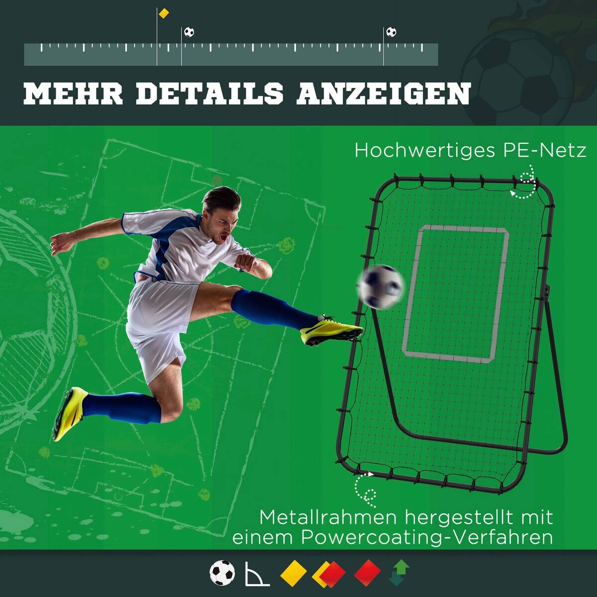 HOMCOM Outdoor-Spielzeug schwarz B/H/L: ca. 73x123x178,5 cm