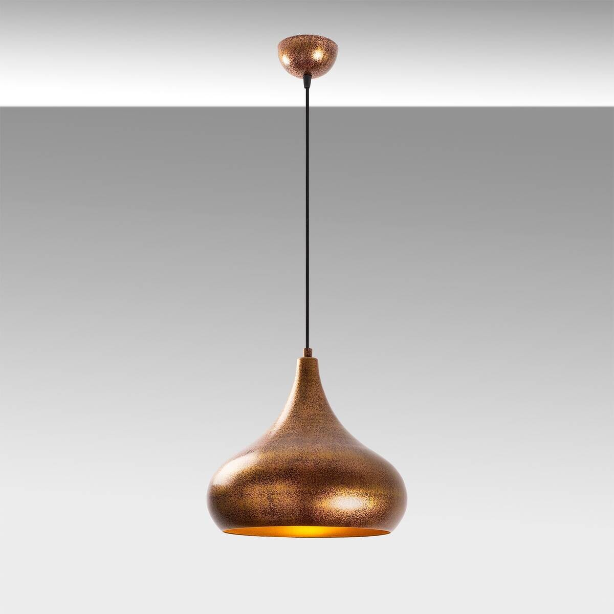 Opviq Pendelleuchte Muba multicolor Metall B/H/T/L/D: ca. 26x128x26x26x26 cm E27 1 Brennstellen