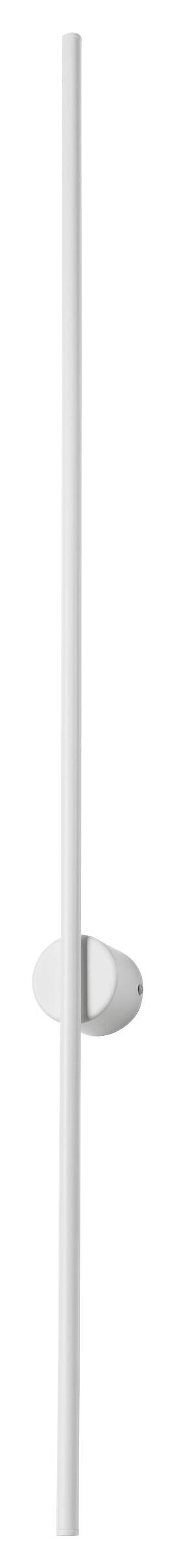 Lamkur LED-Wandleuchte weiß PVC Holz B/H/L: ca. 7x120x7 cm