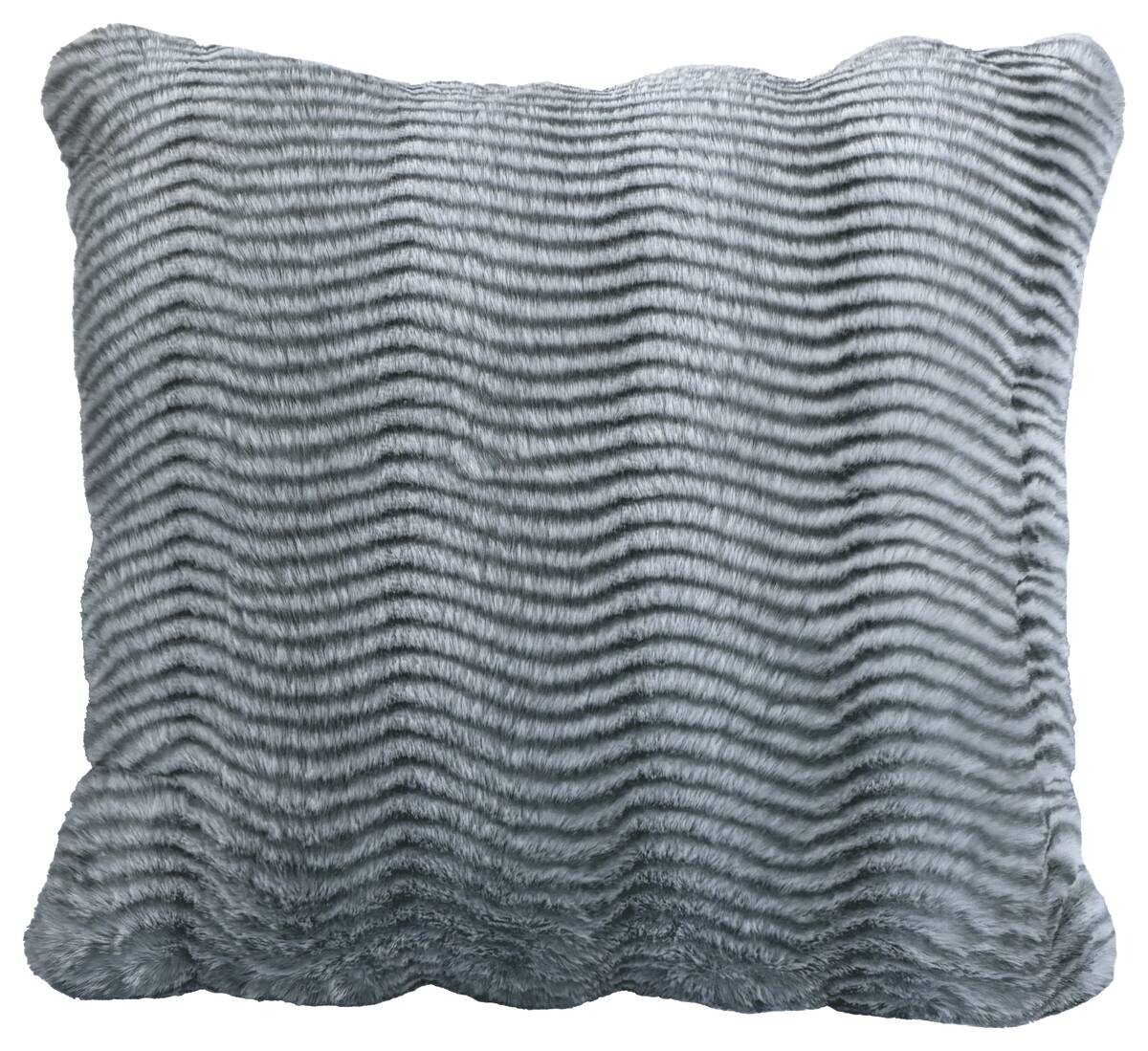 Dekokissen grau 100% Polyester B/L: ca. 45x45 cm