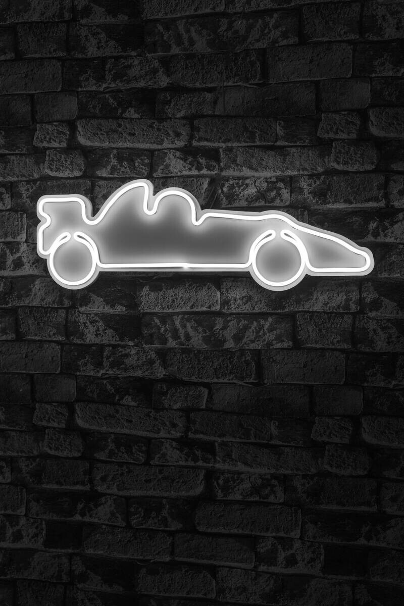 Opviq LED-Wandleuchte weiß PVC B/H/T/L: ca. 61x20x3x61 cm