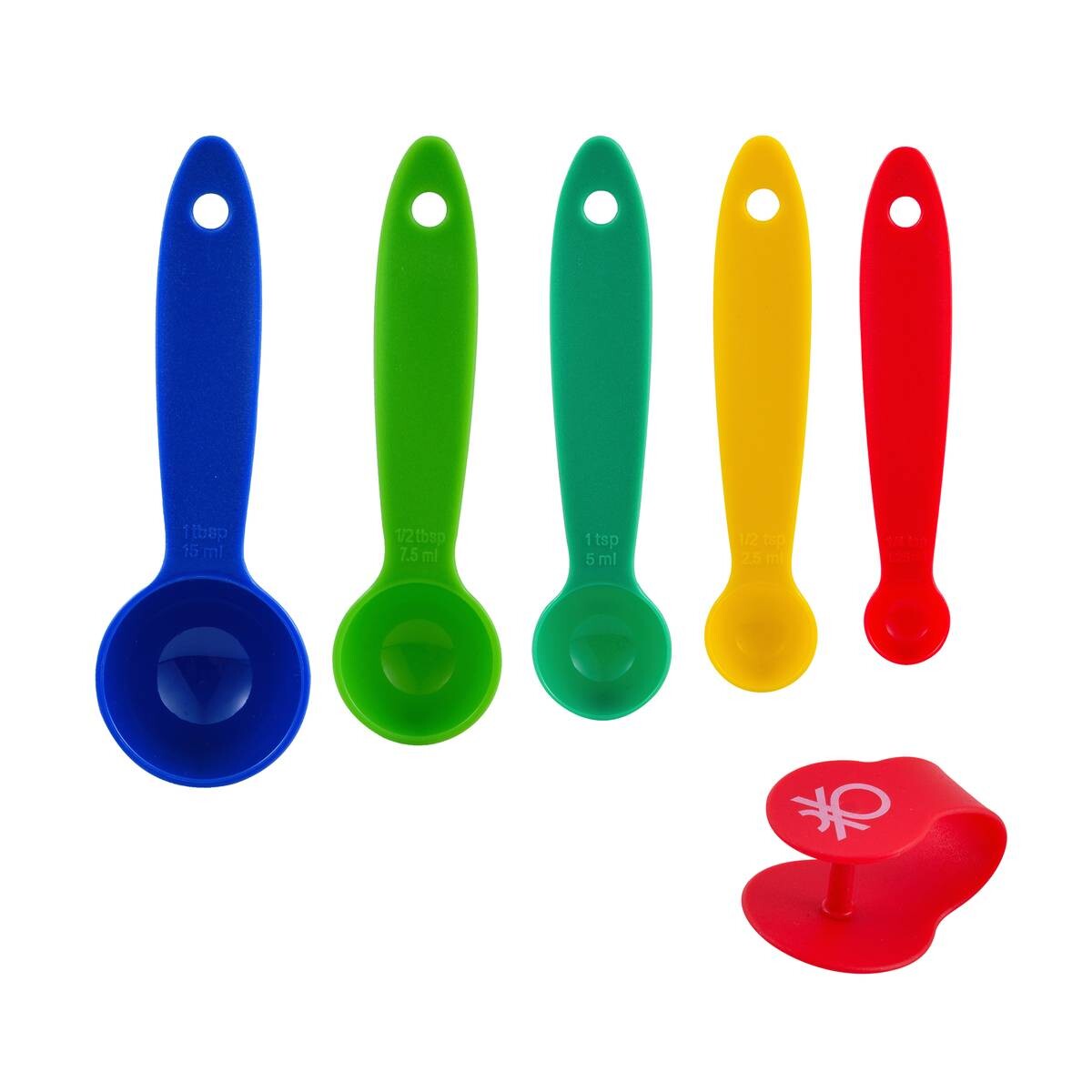 BENETTON Küchenhelferset Rainbow transparent Glas