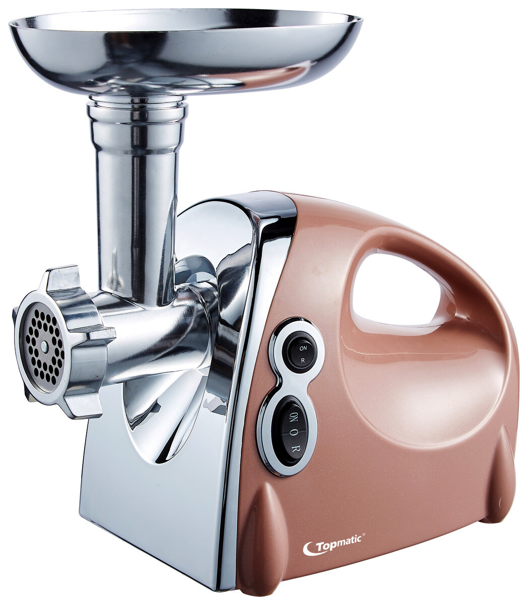 Topmatic Fleischwolf MG-1200.3 roségold Edelstahl Kunststoff B/H/T: ca. 23x21x41 cm