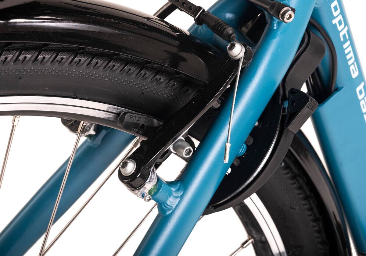 Hollandia City E-Bike Optima Basic KS189E 28 Zoll Rahmenhöhe 44 cm 7 Gänge türkis türkis ca. 250 W ca. 36 V ca. 28 Zoll