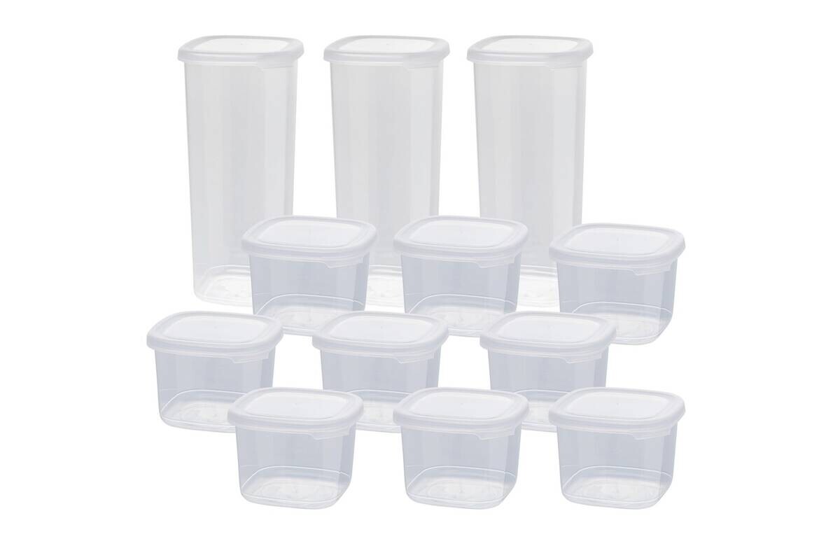 HermiaConcept Vorratsdosenset 12tlg. weiß