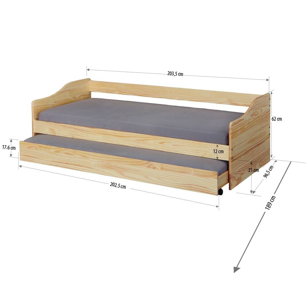 Funktionsbett Leonie Modell'23 natur