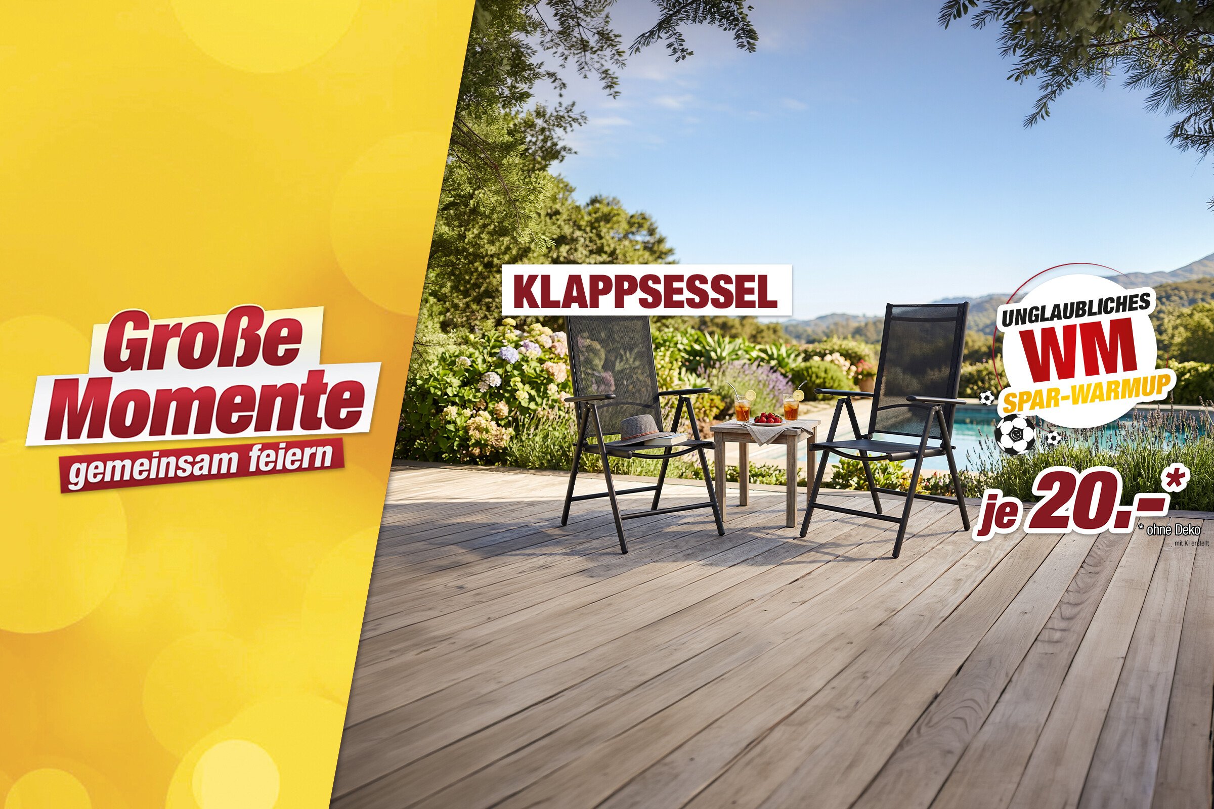 Unsere Werbe Highlights - Klappsessel Malta