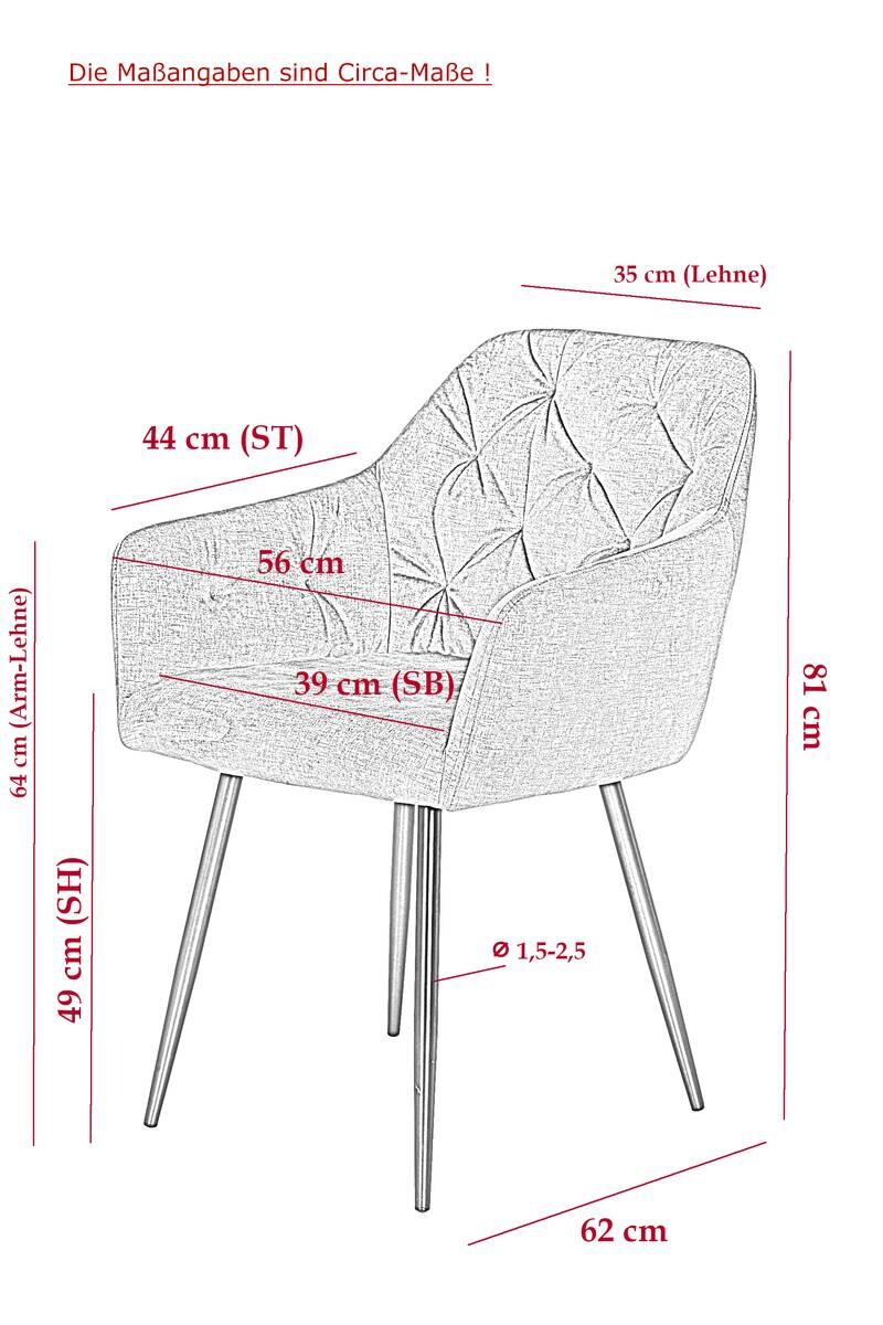 Essgruppe Cleo II grau Beton B/H/T: ca. 140x76x90 cm