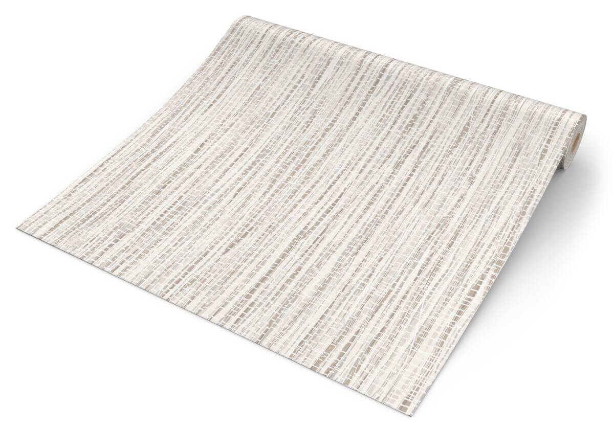 UGEPA Vliestapete Textiloptik hellbeige B/L: ca. 53x1005 cm