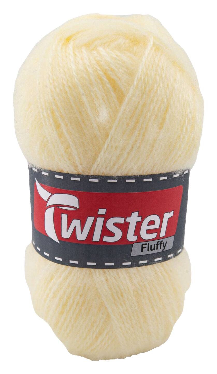 Twister Handstrickgarn Fluffy natur 100% Polyacryl L: ca. 16000 cm