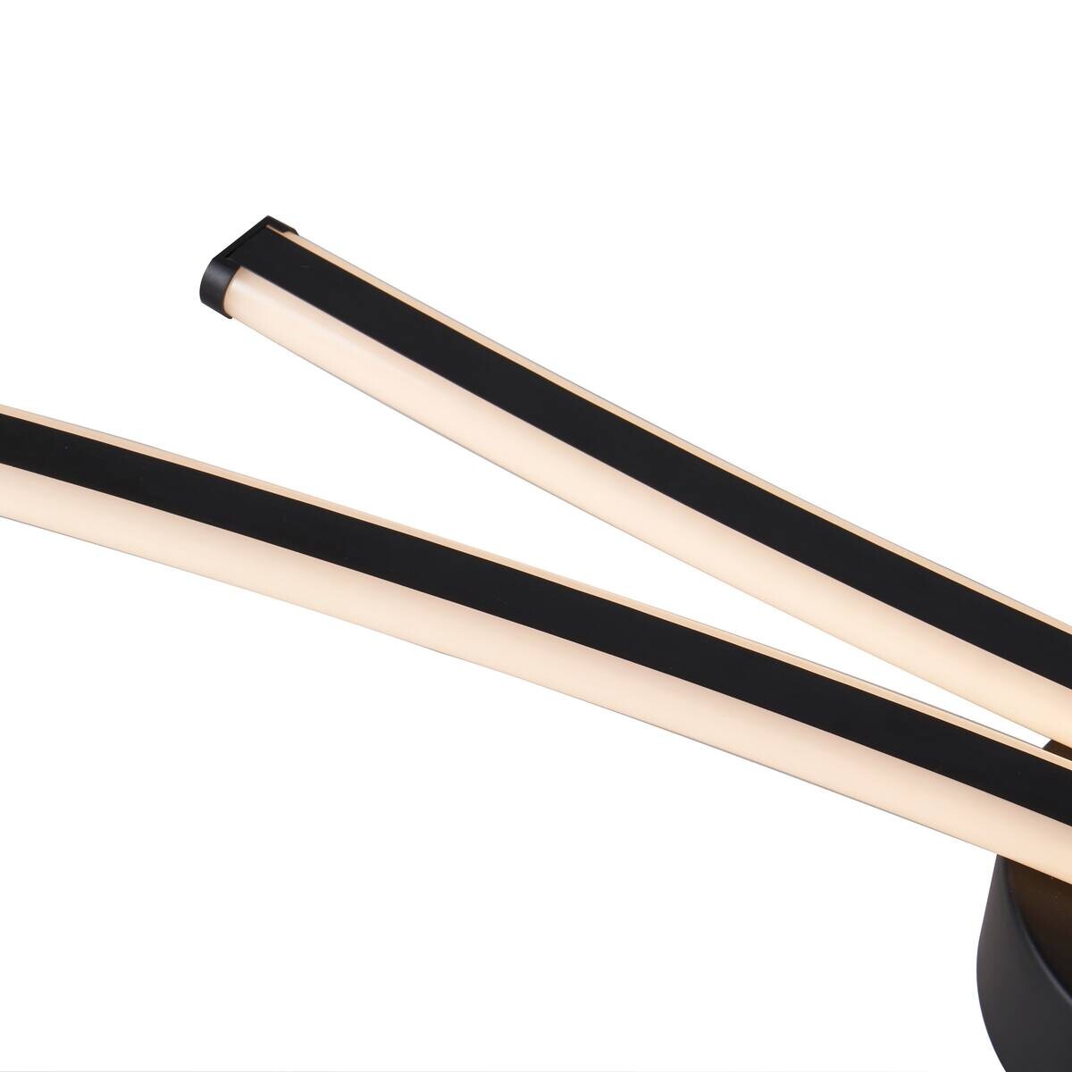 POCOline LED-Deckenleuchte Dion mattschwarz Metall Kunststoff B/H/L: ca. 15x5,5x90 cm