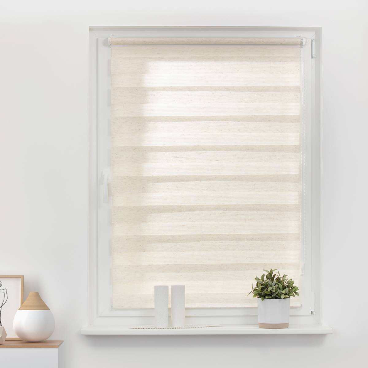 LICHTBLICK Doppelrollo Duo natur B/L: ca. 70x220 cm