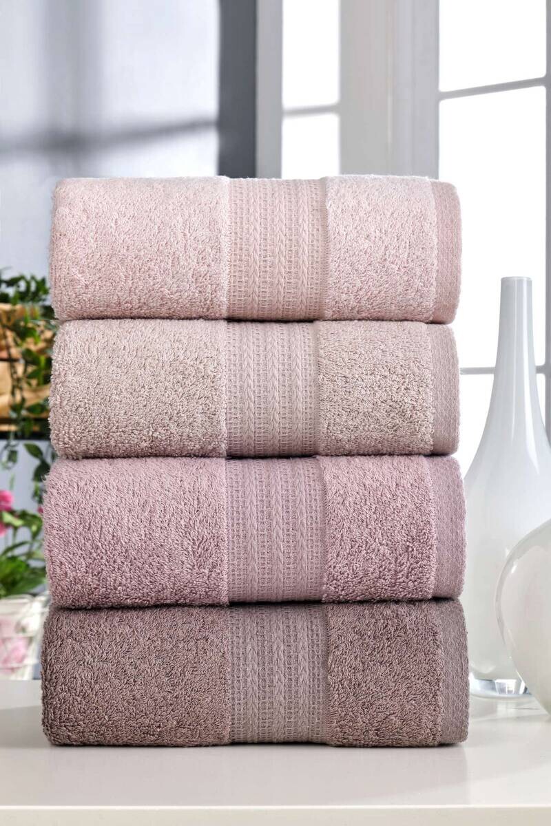 Mijolnir Frottier-Set rosa Baumwolle B/L: ca. 50x85 cm