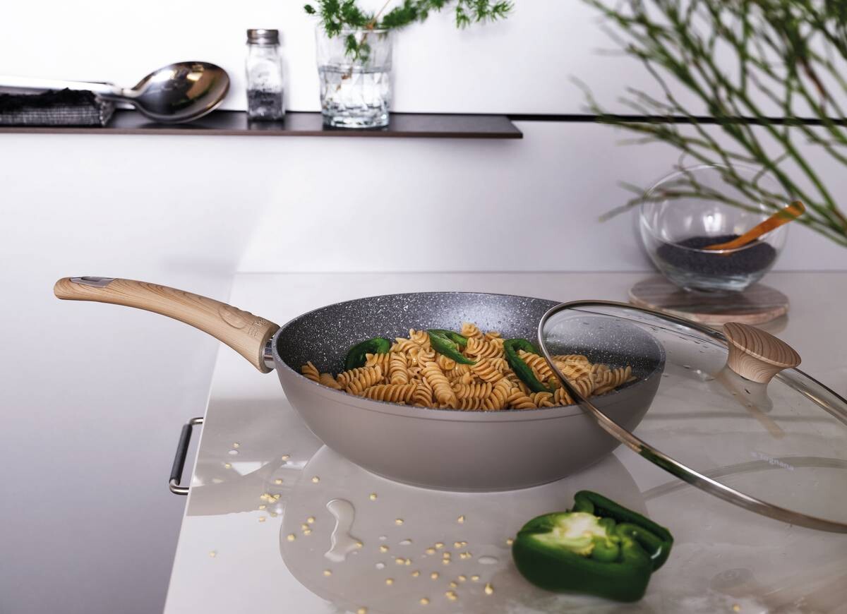 TOGNANA Pfannenset Eco Tortora silber Aluminium 3 tlg.