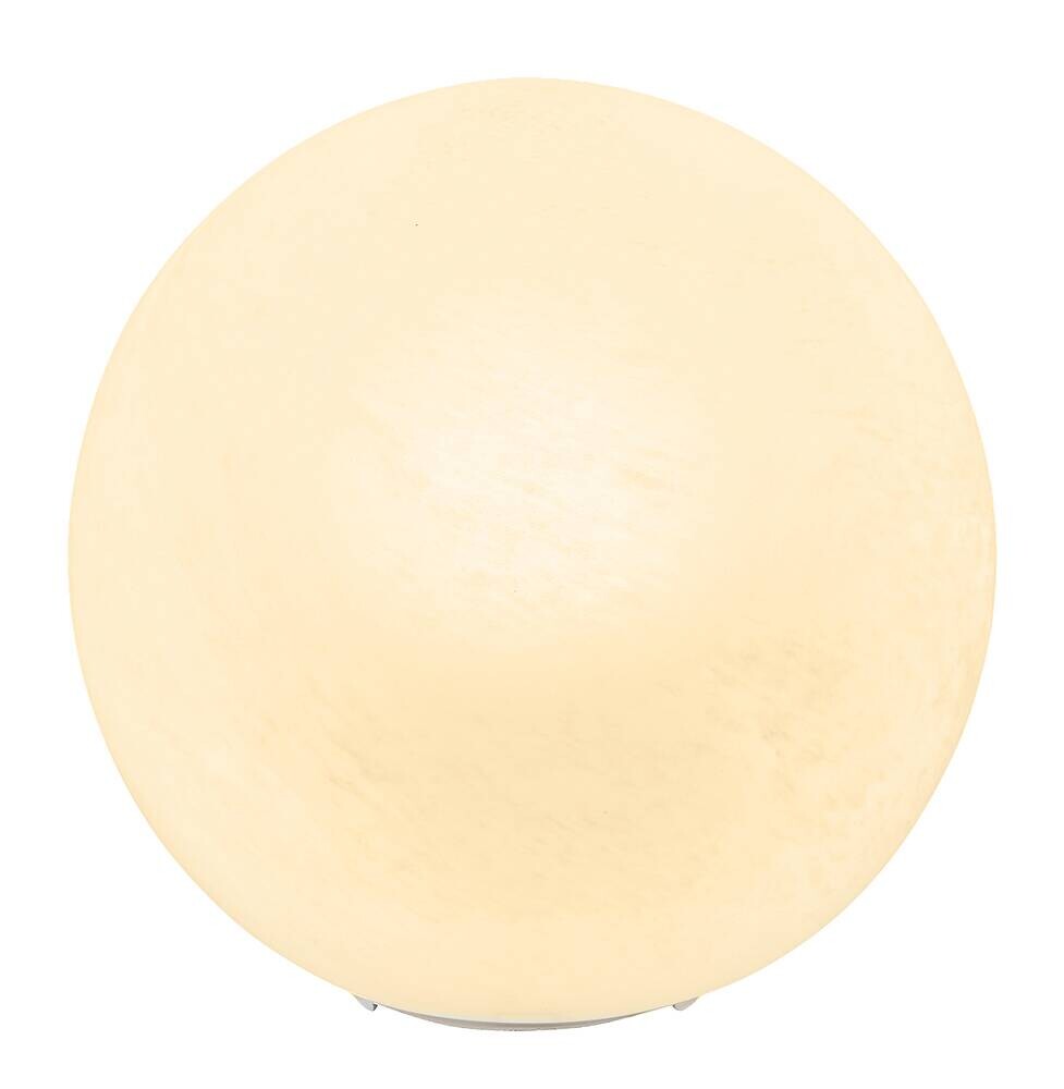 GLOBO Tischleuchte mattschwarz Opal weiß Metall Glas H/D: ca. 24,5x25 cm E27 1 Brennstellen