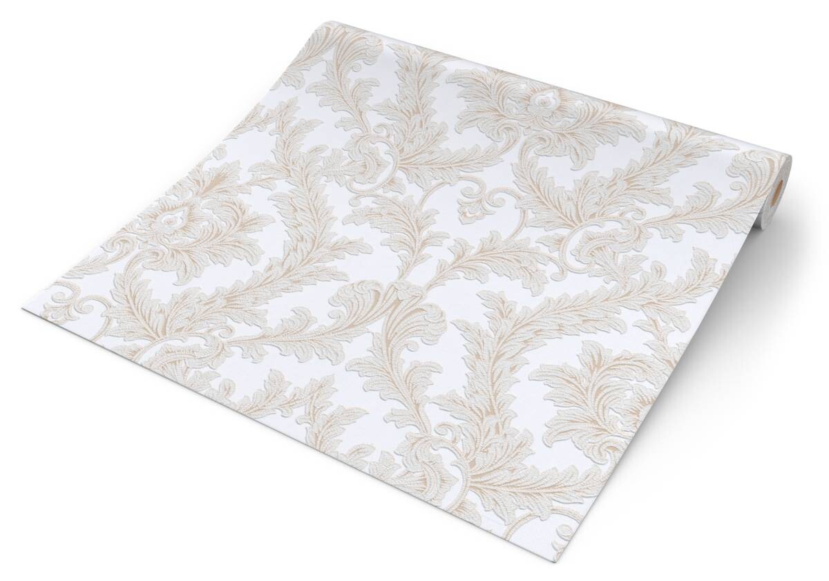 Vliestapete Ornament grau B/L: ca. 53x1005 cm