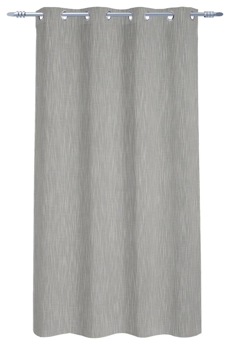 Ösenvorhang Savina stein 80% Polyester, 20% Viskose B/L: ca. 140x175 cm