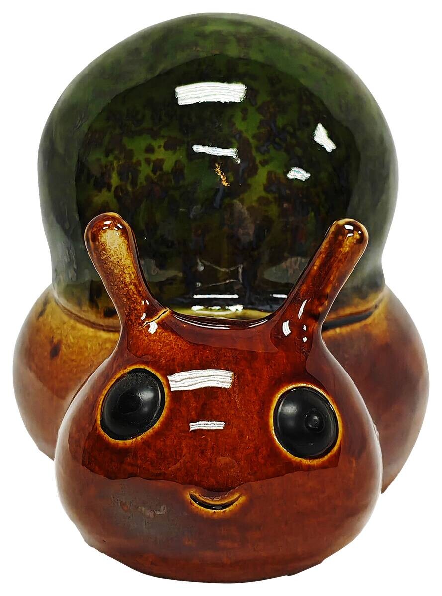 Dekorationsartikel grün Porzellan B/H/L: ca. 11x12x17 cm