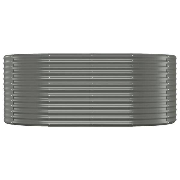 Hochbeet grau Stahl B/H/L: ca. 100x68x175 cm