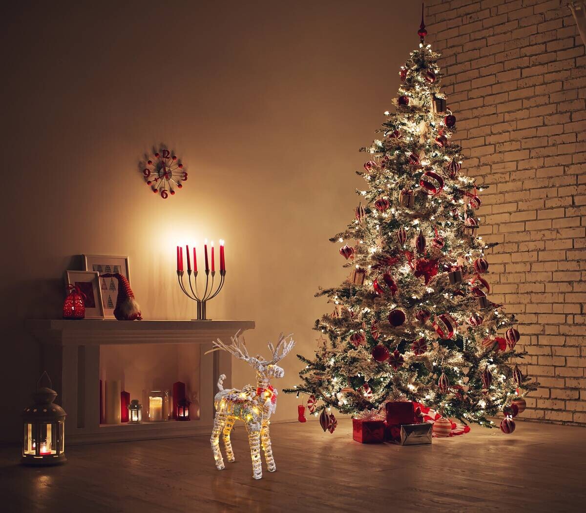 Näve Leuchten LED-Dekoleuchte Rentier