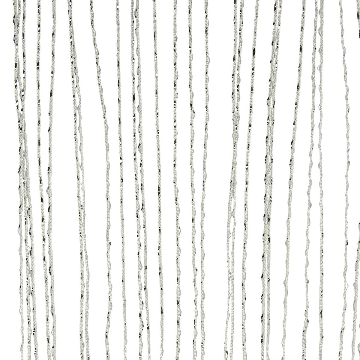 ACUS design collection Fadenvorhang Lurex weiß B/L: ca. 90x245 cm