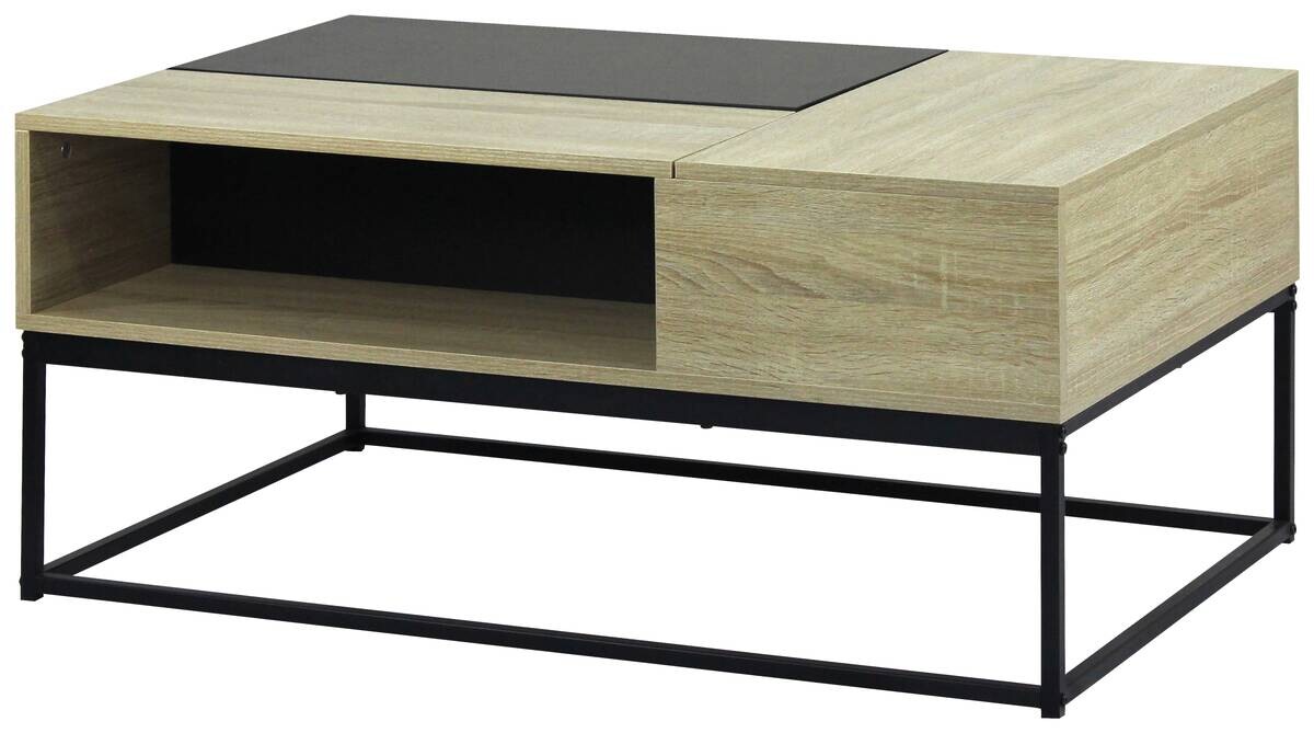 Couchtisch Eiche Nachbildung B/H/T: ca. 100x45,5x60 cm