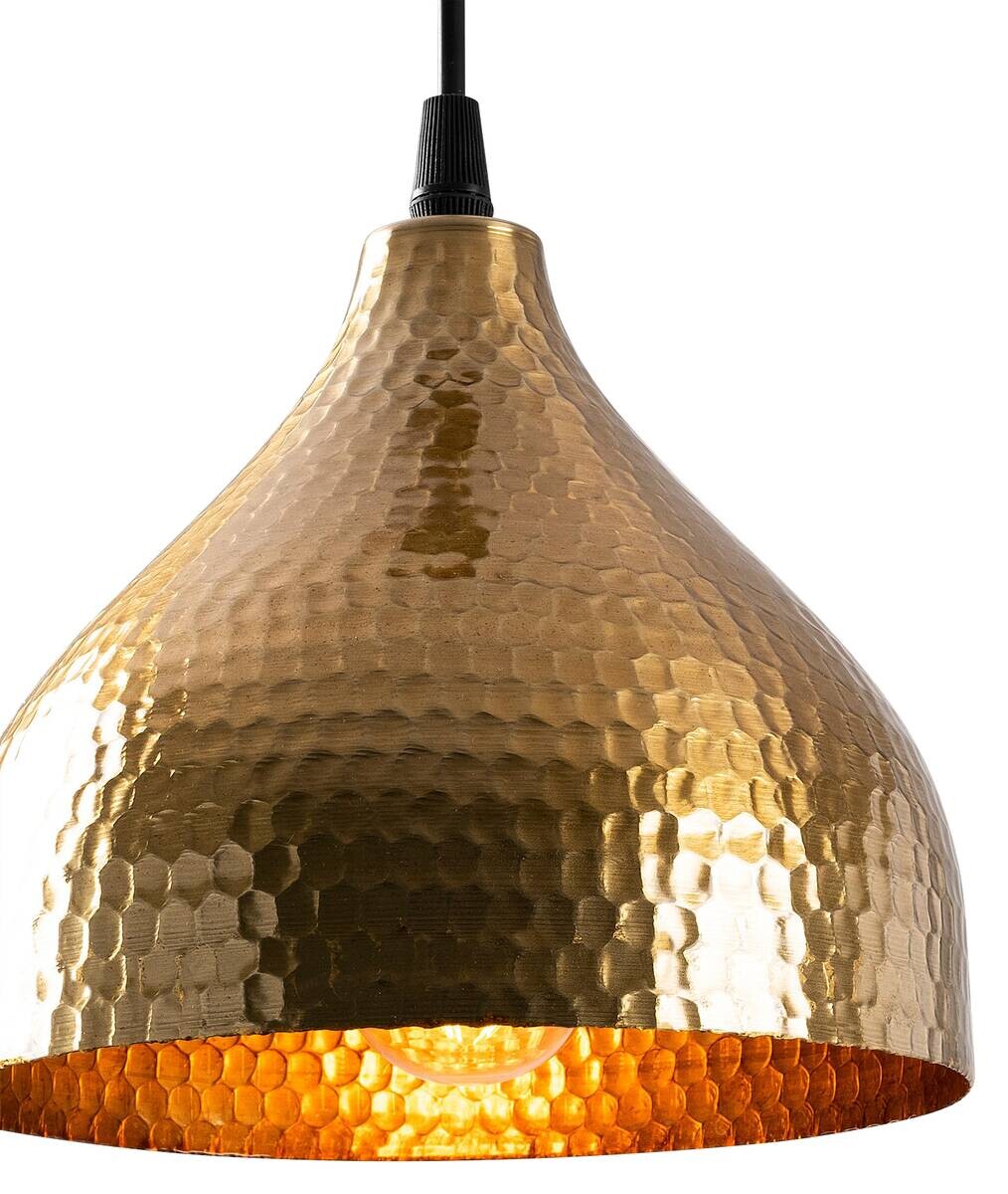 Opviq Pendelleuchte Tattoo bronze Metall B/H/T/L/D: ca. 18x114x18x18x18 cm E27 1 Brennstellen