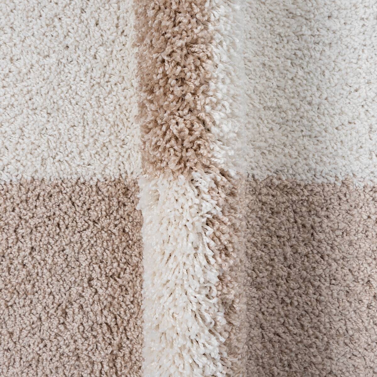 Sanat Hochflorteppich MILANO beige B/L: ca. 80x200 cm