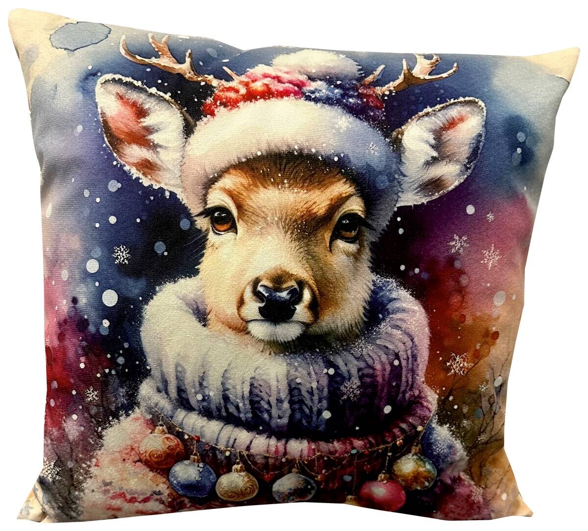 Dekokissen sortiert Polyester B/L: ca. 35x35 cm