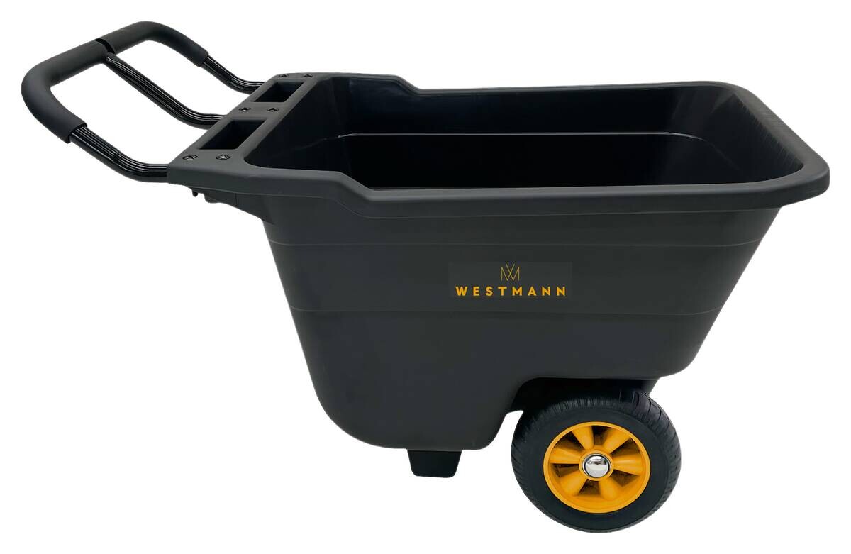 Westmann Schubkarre Prakta schwarz B/H/L: ca. 55,5x67x985 cm