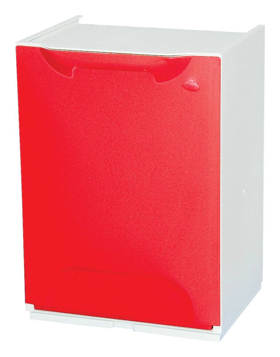Eco-Logico Recycling-Eimer rot B/H/L: ca. 29x47x34 cm