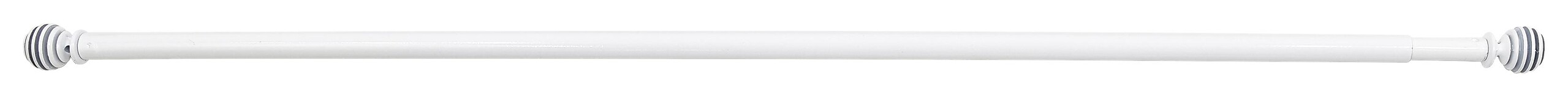 ACUS design collection Bistrostange Kugel weiß Metall ausziehbar von ca. 85 bis 150 cm 1 Läufe