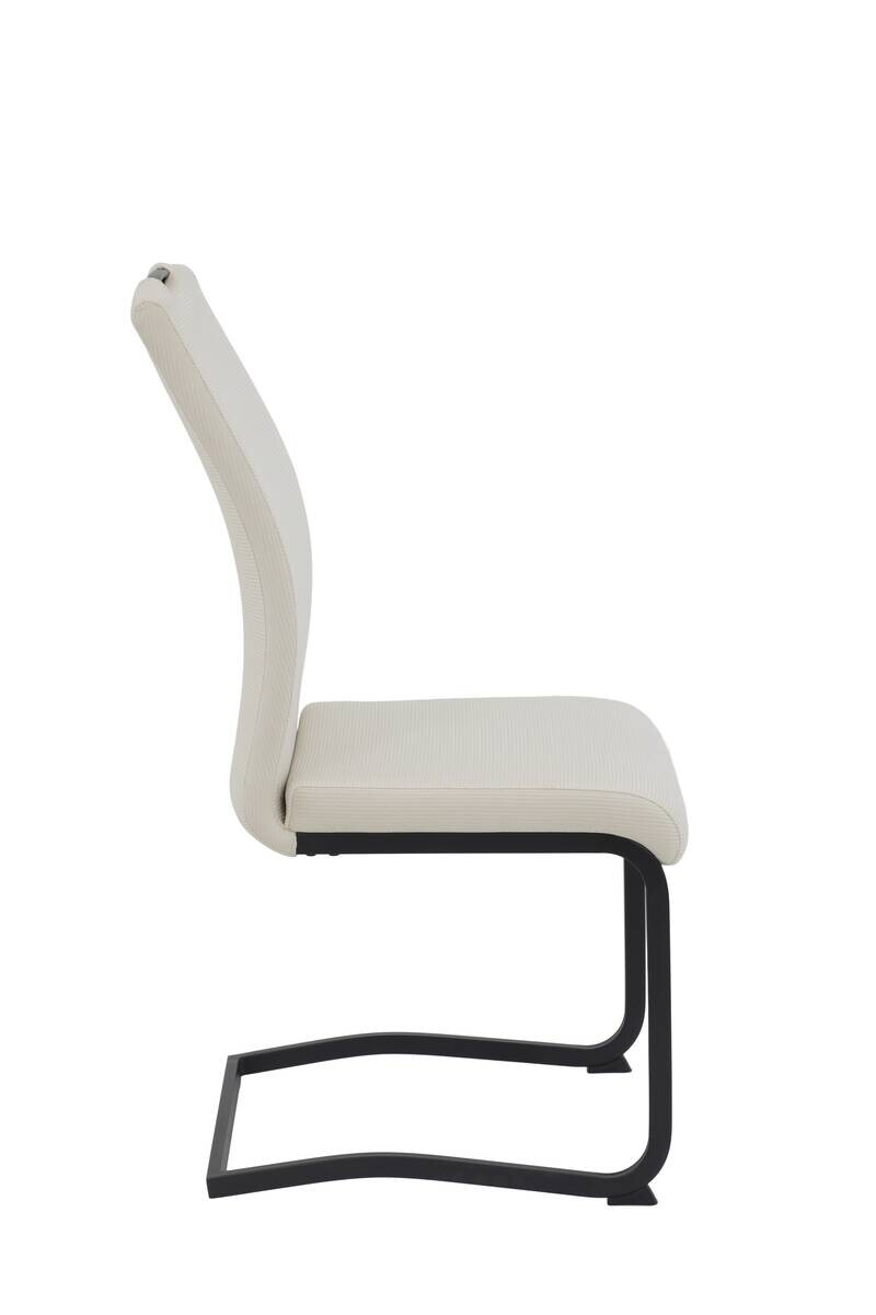 Schwingstuhl Riga beige Samt