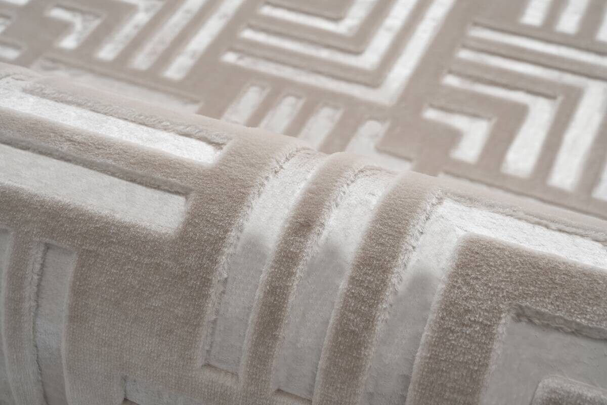 Kayoom Teppich Calma 325 beige B/L: ca. 120x160 cm