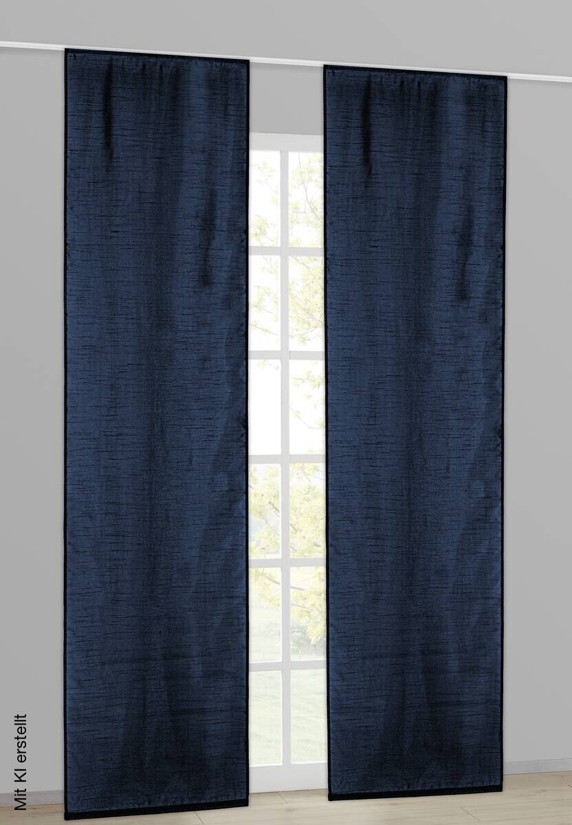 Acus Schiebevorhang Taifun blau B/L: ca. 60x245 cm