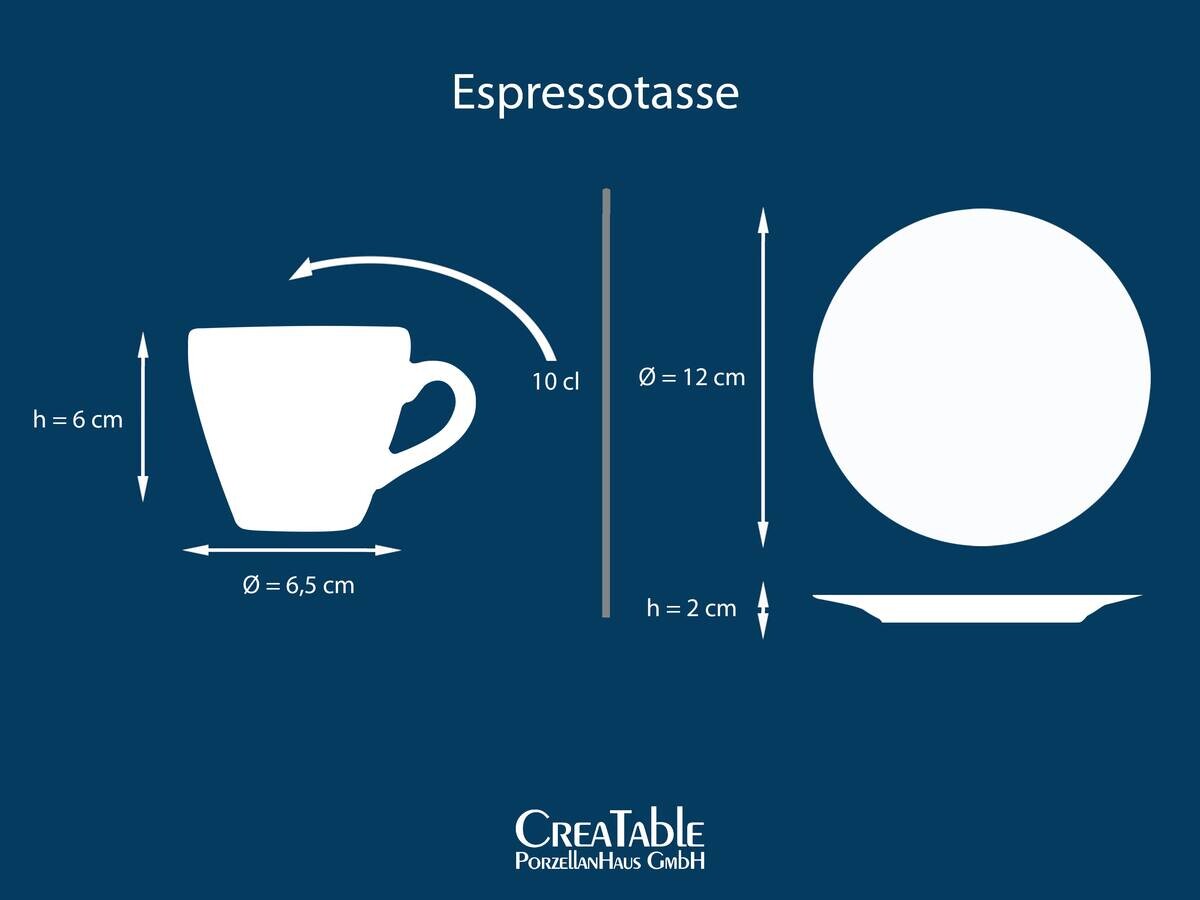 CreaTable Tassen-Set Caldera
