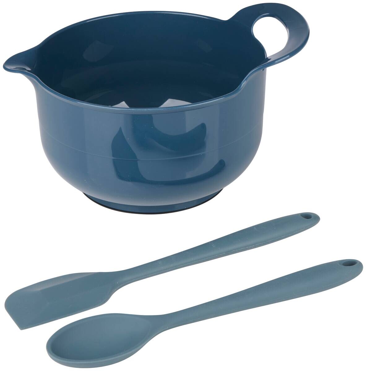 Schüssel blau Kunststoff B/H/L: ca. 23,5x14,5x20,5 cm