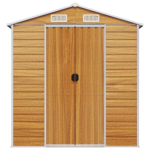 vidaXL Gartenhaus braun B/H/T: ca. 191x198x300 cm