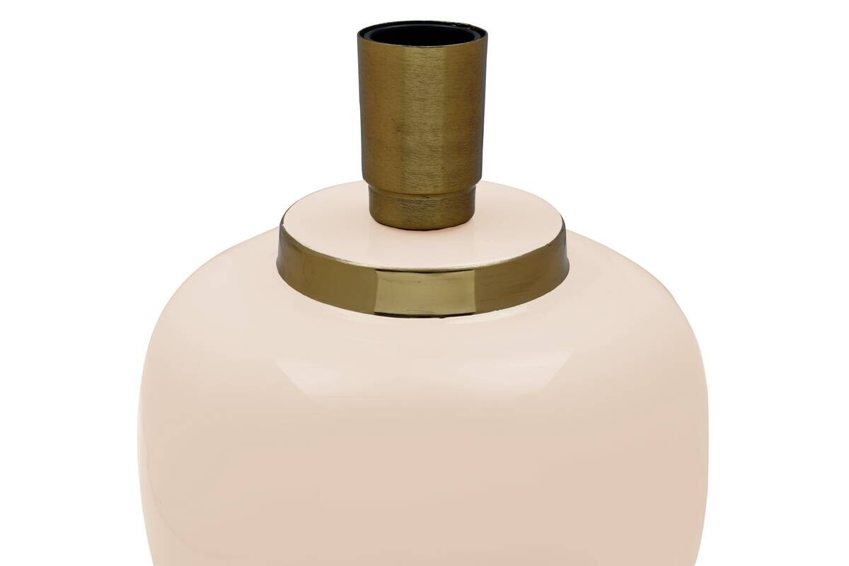 Kayoom Tischleuchte gold rosa Eisen B/H/L: ca. 20x25x20 cm E27 1 Brennstellen