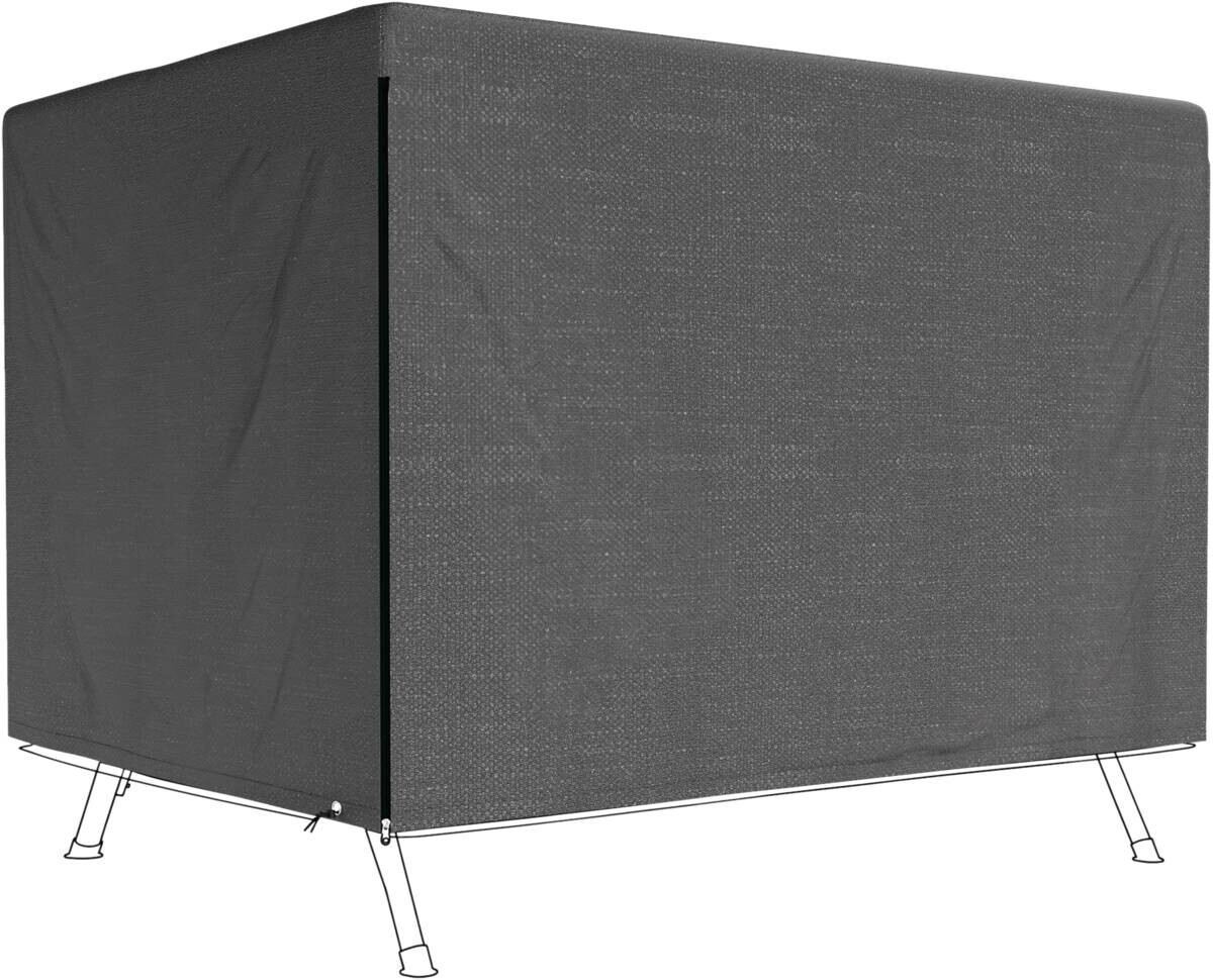 Outsunny Gartenmöbel-Abdeckung schwarz Kunststoff B/H/L: ca. 155x150x215 cm