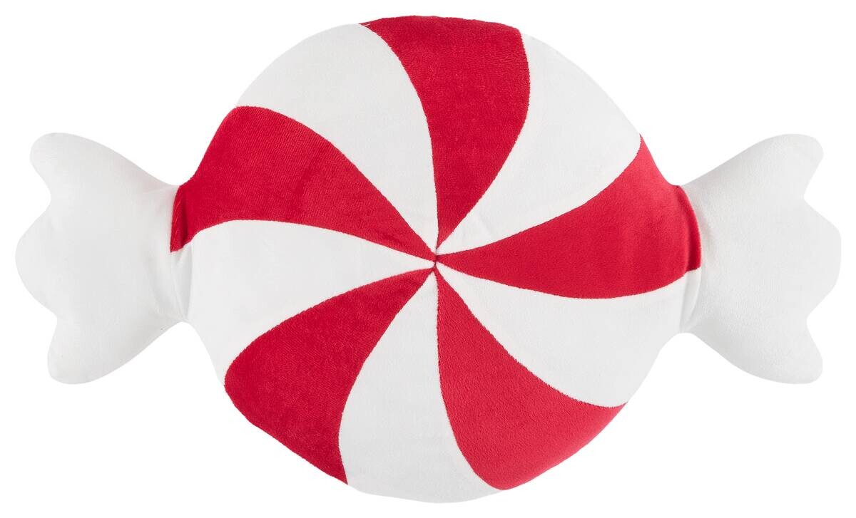 Dekokissen rot Polyester B/L: ca. 24x40 cm