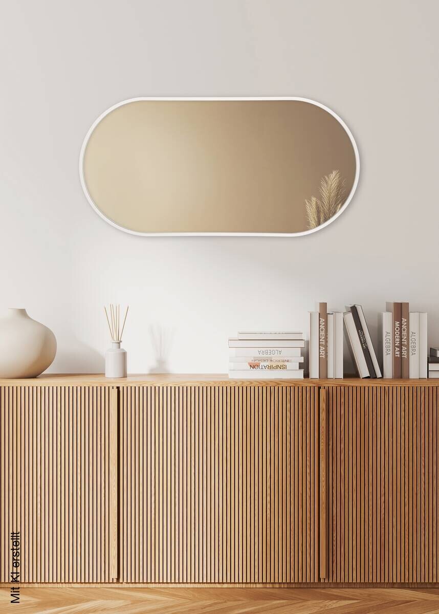Mirrors & More Rahmenspiegel sand Sand B/H: ca. 40x80 cm