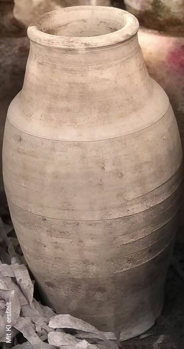 POCOline Vase sand Keramik H/D: ca. 40x20 cm