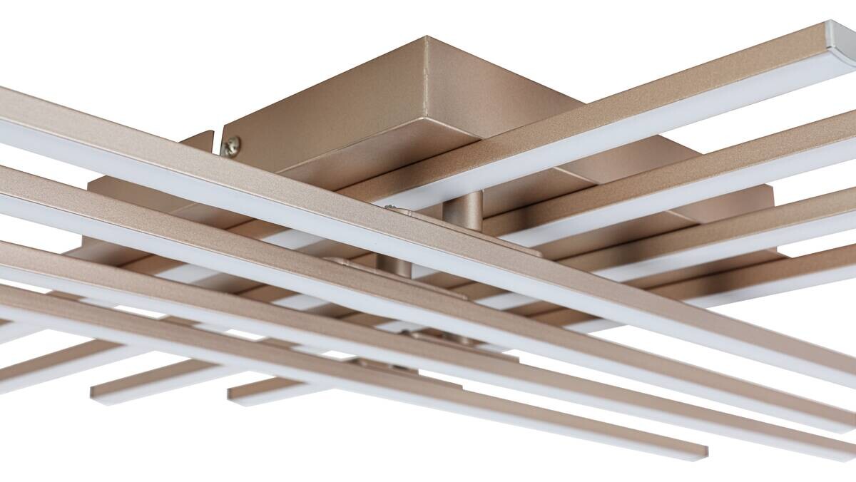 Nolo LED-Deckenleuchte Orbit B/H/L: ca. 75x7,5x75 cm